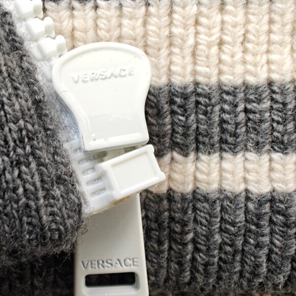 VERSACE MEN'S KNIT SWEATER CARDIGAN JACKET - Picture 11 of 14